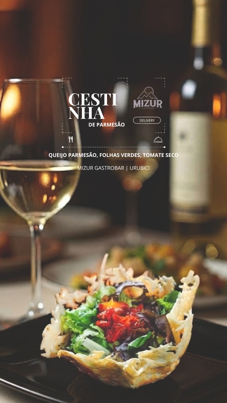 Cestinha de parmesão
