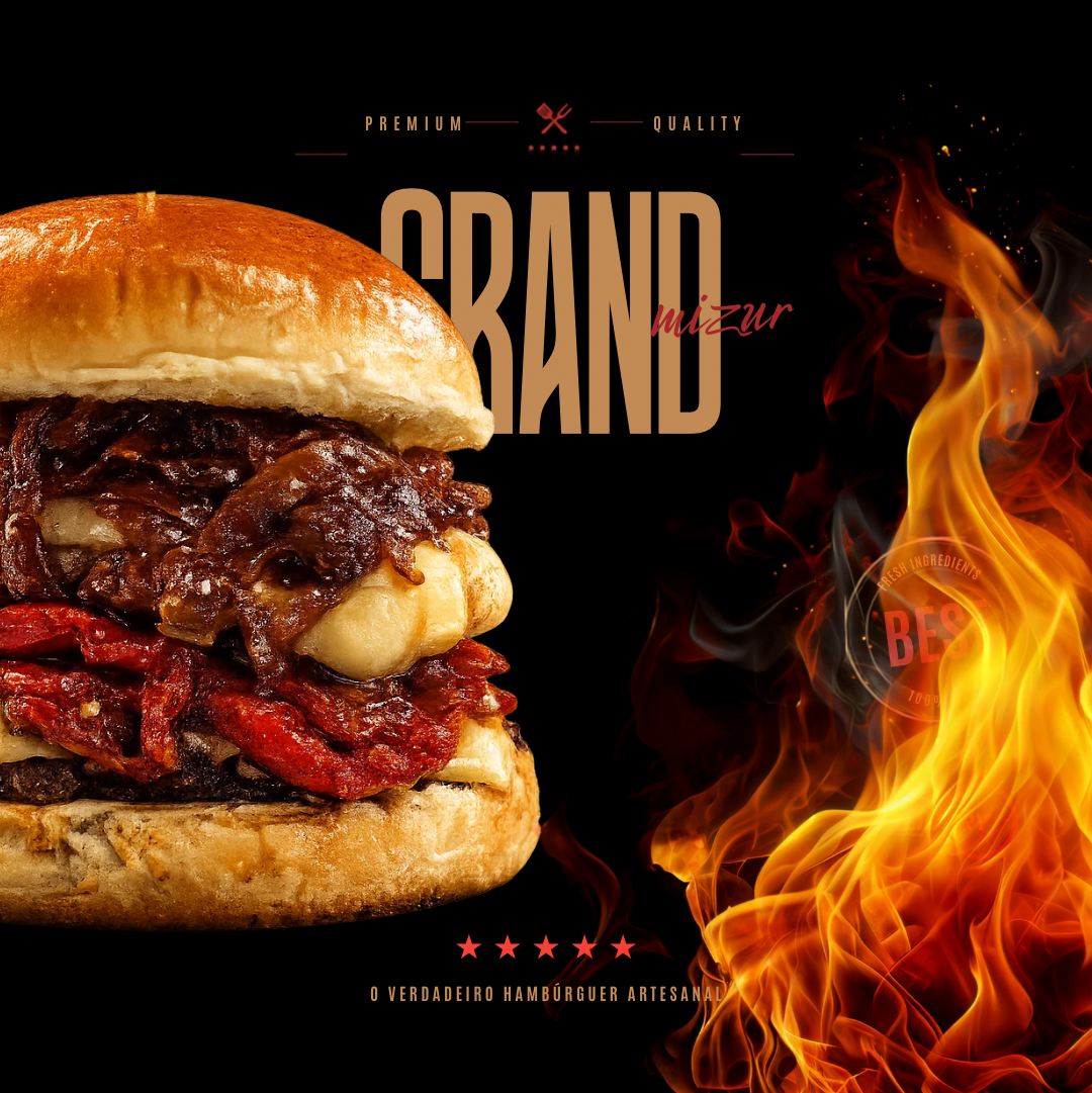 Grand Mizur — Hambúrguer artesanal
